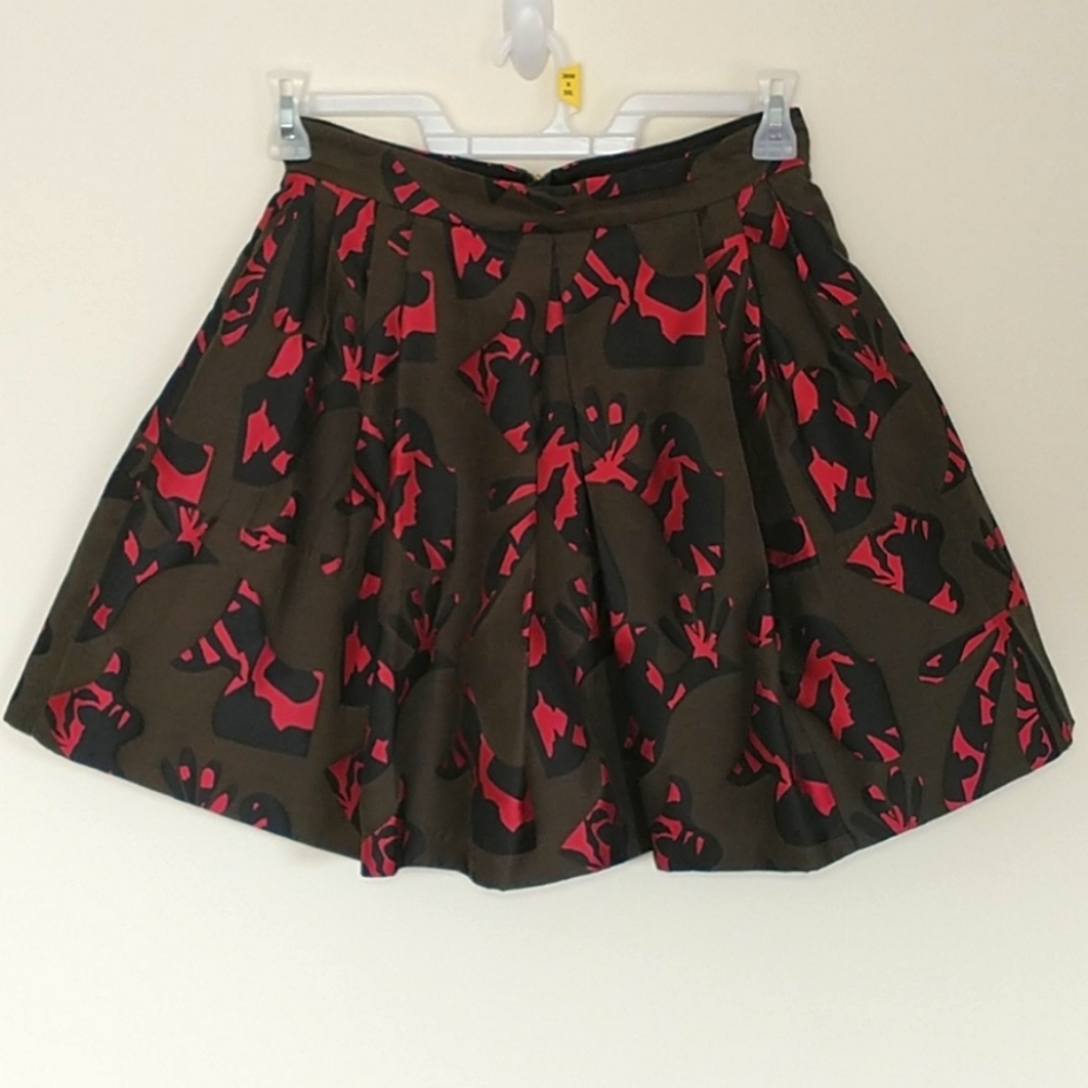 🚫SOLD🚫 Banana Republic Pink Pleated Mini Skirt - Picture 2 of 12